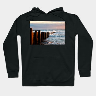 December sunshine on the groyne Hoodie